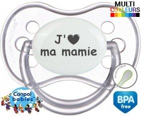Coeur j'aime ma mamie: Sucette Anatomique-su7.fr