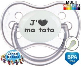 Coeur j'aime ma tata: Sucette Anatomique-su7.fr