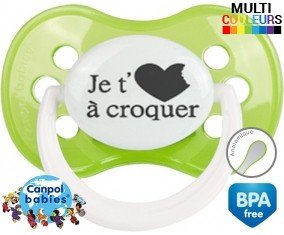 Je t'aime à croquer: Sucette Anatomique-su7.fr