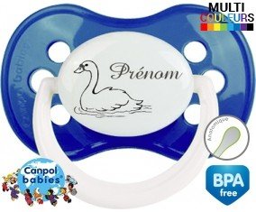 Cygne + prénom: Sucette Anatomique-su7.fr