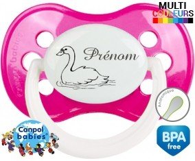 Cygne + prénom: Sucette Anatomique-su7.fr
