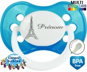Tour eiffel + prénom: Sucette Anatomique-su7.fr