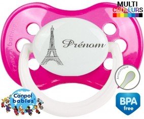 Tour eiffel + prénom: Sucette Anatomique-su7.fr