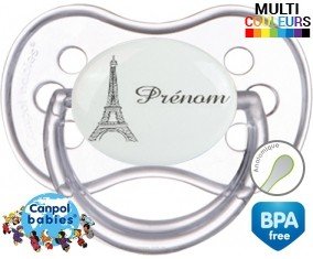 Tour eiffel + prénom: Sucette Anatomique-su7.fr