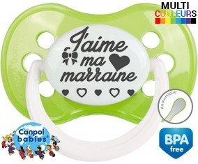 Originale j'aime ma marraine: Sucette Anatomique-su7.fr