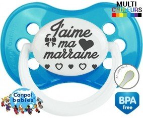 Originale j'aime ma marraine: Sucette Anatomique-su7.fr