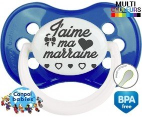 Originale j'aime ma marraine: Sucette Anatomique-su7.fr