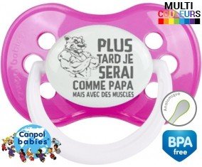 Humour plus tard je serai comme papa mais avec des muscles: Sucette