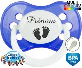 Pieds + prénom: Sucette Anatomique-su7.fr