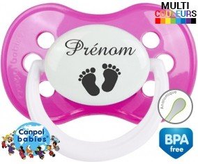 Pieds + prénom: Sucette Anatomique-su7.fr