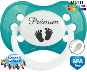 Pieds + prénom: Sucette Anatomique-su7.fr