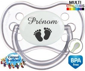 Pieds + prénom: Sucette Anatomique-su7.fr