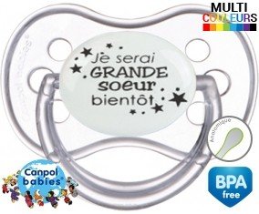 Je serai grande soeur bientôt: Sucette Anatomique-su7.fr