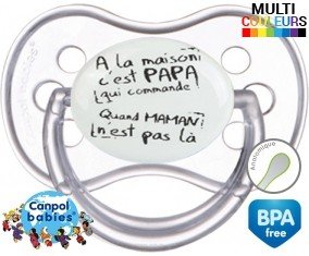 A la maison c'est papa qui commande...: Sucette Anatomique-su7.fr