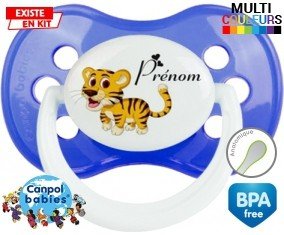 Lion style1 + prénom: Sucette Anatomique-su7.fr