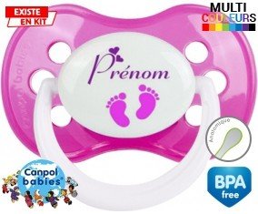 Pied (fille) + prénom: Sucette Anatomique-su7.fr