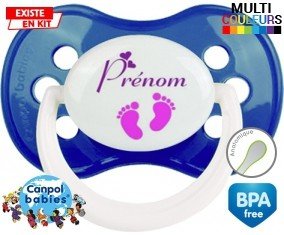 Pied (fille) + prénom: Sucette Anatomique-su7.fr