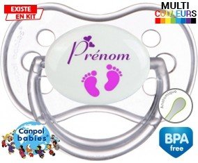 Pied (fille) + prénom: Sucette Anatomique-su7.fr