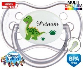 Dinosaure + prénom: Sucette Anatomique-su7.fr
