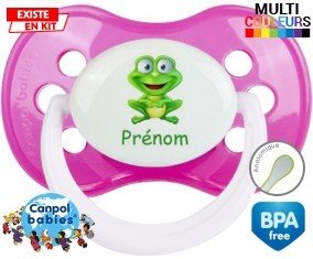 Grenouille + prénom: Sucette Anatomique-su7.fr