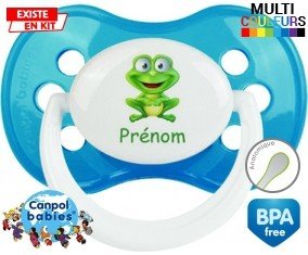 Grenouille + prénom: Sucette Anatomique-su7.fr