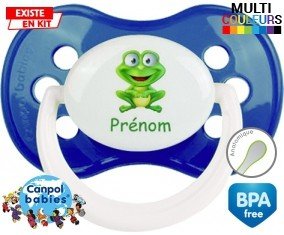 Grenouille + prénom: Sucette Anatomique-su7.fr