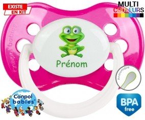 Grenouille + prénom: Sucette Anatomique-su7.fr