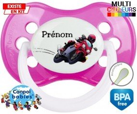 Moto style2 + prénom: Sucette Anatomique-su7.fr