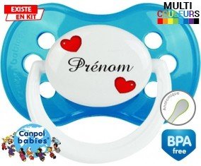 Cœurs Style2 + prénom : Sucette Anatomique