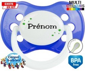 Etoiles + prénom : Tétine Anatomique personnalisée