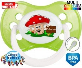 Champignon + prénom: Sucette Anatomique-su7.fr