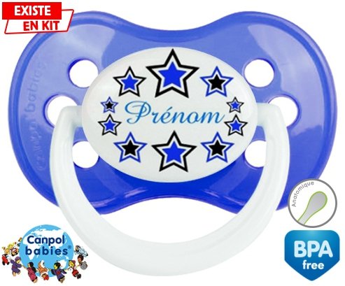 Étoile modèle (garçon) + prénom: Sucette Anatomique-su7.fr