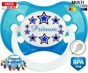 Étoile modèle (garçon) + prénom: Sucette Anatomique-su7.fr