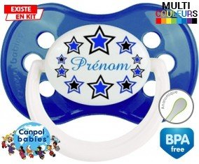 Étoile modèle (garçon) + prénom: Sucette Anatomique-su7.fr