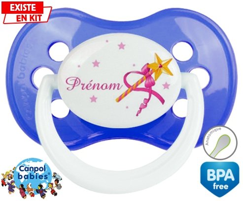 Fée baguette + prénom: Sucette Anatomique-su7.fr