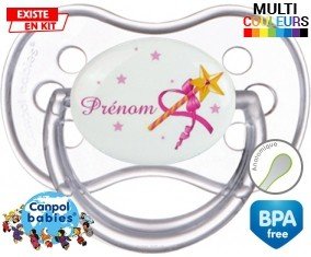 Fée baguette + prénom: Sucette Anatomique-su7.fr