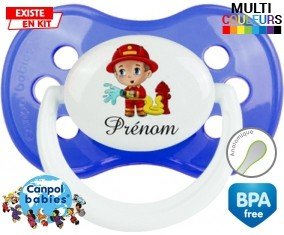Pompier + prénom: Sucette Anatomique-su7.fr