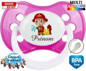 Pompier + prénom: Sucette Anatomique-su7.fr
