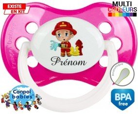 Pompier + prénom: Sucette Anatomique-su7.fr