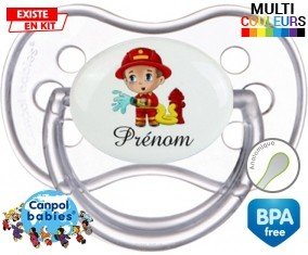 Pompier + prénom: Sucette Anatomique-su7.fr