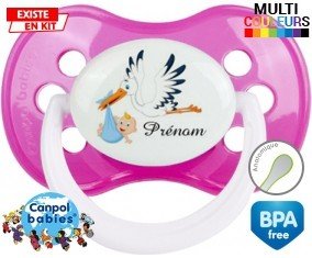 Cigogne (garçon) + prénom: Sucette Anatomique-su7.fr