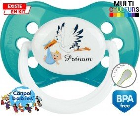 Cigogne (garçon) + prénom : Sucette Anatomique