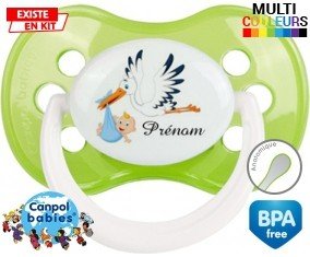 Cigogne (garçon) + prénom: Sucette Anatomique-su7.fr