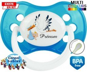 Cigogne (garçon) + prénom: Sucette Anatomique-su7.fr