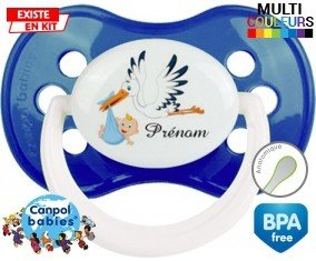 Cigogne (garçon) + prénom: Sucette Anatomique-su7.fr