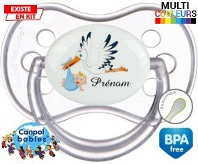 Cigogne (garçon) + prénom: Sucette Anatomique-su7.fr