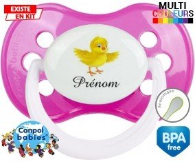 Poussin + prénom: Sucette Anatomique-su7.fr