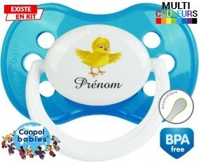 Poussin + prénom: Sucette Anatomique-su7.fr