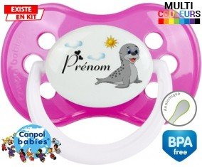 Phoque + prénom: Sucette Anatomique-su7.fr