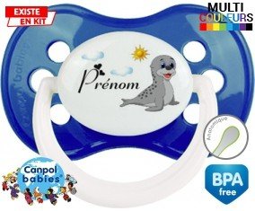 Phoque + prénom: Sucette Anatomique-su7.fr